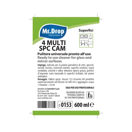 Immagine di ETICHETTA PER SISTEMA DI DILUIZIONE PER 4 MULTI SPC CAM