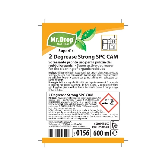Immagine di ETICHETTA PER SISTEMA DI DILUIZIONE PER 2 DEGREASE STRONG SPC CAM  