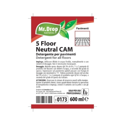 Immagine di ETICHETTA PER SISTEMA DI DILUIZIONE PER 5 FLOOR NEUTRAL CAM