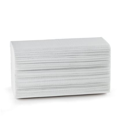 Immagine di ASCIUGAMANO FLIT A V IN CARTA DI CELLULOSA 2 VELI ECOLABEL