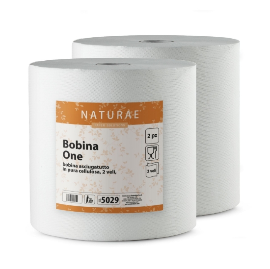 Immagine di BOBINA ONE IN PURA CELLULOSA 2 VELI ECOLABEL