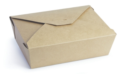 Immagine di SCATOLA KRAFT IN CARTONCINO/PE ml.2000 21,5x16,0x6,5cm