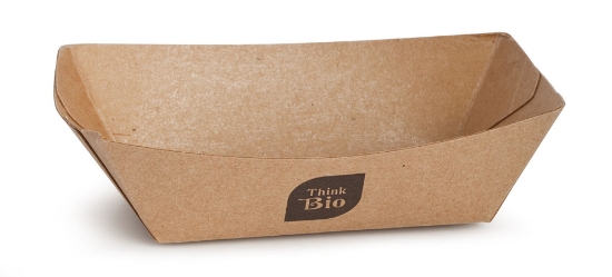 Immagine di VASSOIO KRAFT IN CARTONCINO 10,5x7x2,7cm