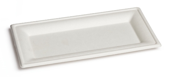 Immagine di PIATTO RETTANGOLARE IN BAGASSA 26x13cm 
