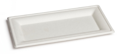 Immagine di PIATTO RETTANGOLARE IN BAGASSA 26x13cm 
