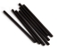 Immagine di CANNUCCIA NERA IN PLA Ø 0,8cm x 15cm 