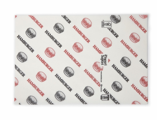 Immagine di CARTA ANTIGRASSO HAMBURGER BIANCA 25x37cm gr.45