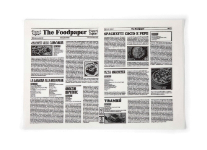 Immagine di CARTA ANTIGRASSO GIORNALE BIANCA 25x37cm gr.45