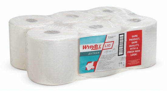 Immagine di 7278 ASCIUGAMANO A ROTOLO A ESTRAZIONE CENTRALE WYPALL L20 1 VELO