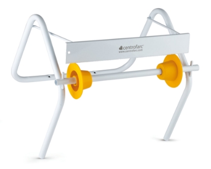 Immagine di PORTAROTOLO BIANCO MURALE IN METALLO