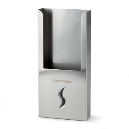 Immagine di DISTRIBUTORE SACCHETTI IGIENICI IN ACCIAIO INOX SATINATO