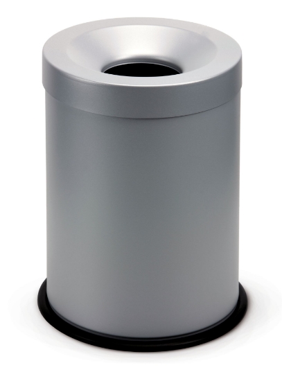 Immagine di GETTACARTE ANTIFUOCO IN METALLO lt.15  