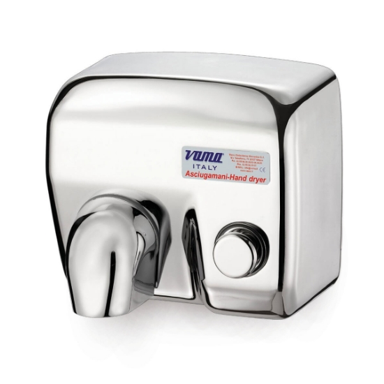 Immagine di ASCIUGAMANI INOX CON PULSANTE