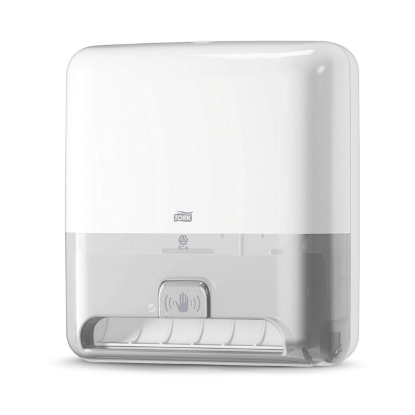 Immagine di 551100 TORK MATIC H1 DISPENSER PER ASCIUGAMANI A ROTOLO CON SENSORE INTUITION BIANCO