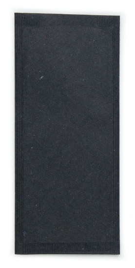 Immagine di BUSTA PORTAPOSATE CARTA PAGLIA NERO 11x25cm