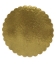 Immagine di DISCHI IN CARTONE ORO SMERLATI Ø20cm