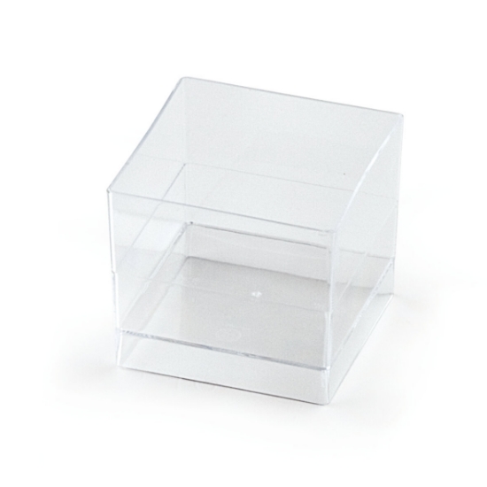 Immagine di COPPETTA CUBE TRASPARENTE PS 65cc