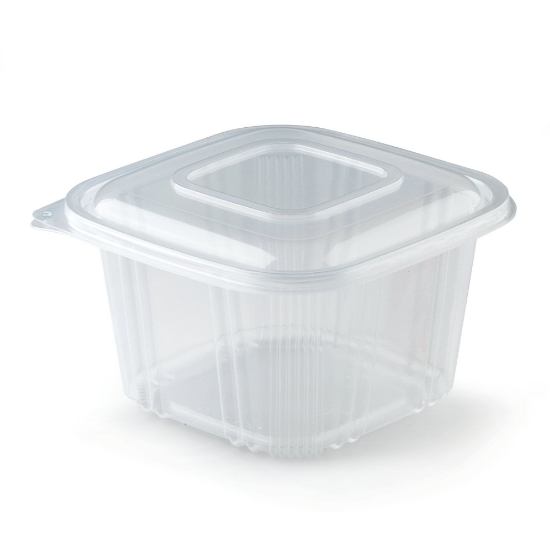 Immagine di VASCHETTA ERMETICA IN PP PER MICROONDE ml.1000