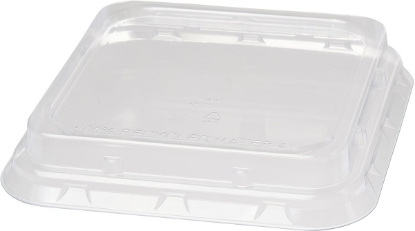 Immagine di COPERCHIO QUADRATO IN RPET PER VASSOIO DA313 15,5x15,5x5,3cm