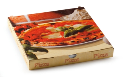 Immagine di SCATOLA PIZZA 30x30x3cm confezione 100 pezzi  