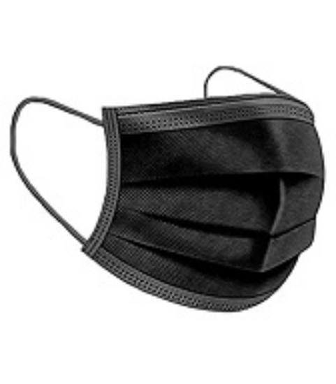 Immagine di MASCHERINA NERA 3 VELI