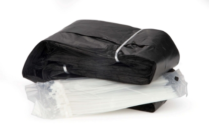 Immagine di SACCO NERO POLIETILENE A 3 STRATI Ø37cmx60mt