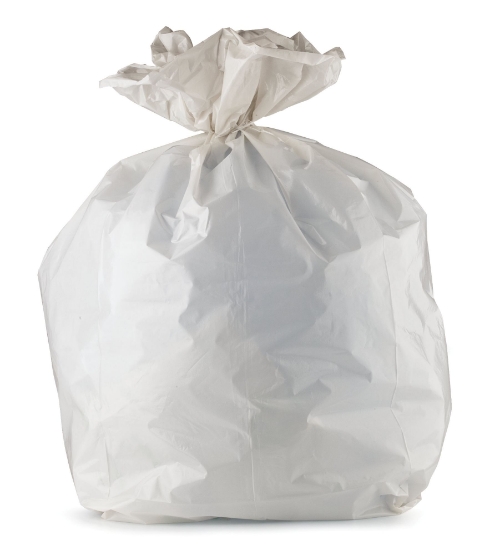 Immagine di SACCHI NU BIANCHI LDPE 66lt 20my 18gr 62x80cm