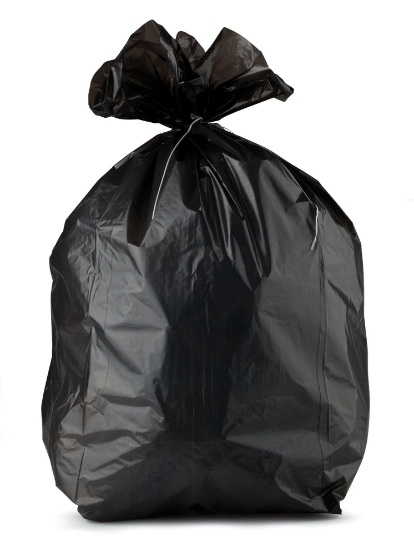 Immagine di SACCHI NU NERI LDPE 130lt 30my 60gr 80x110cm 