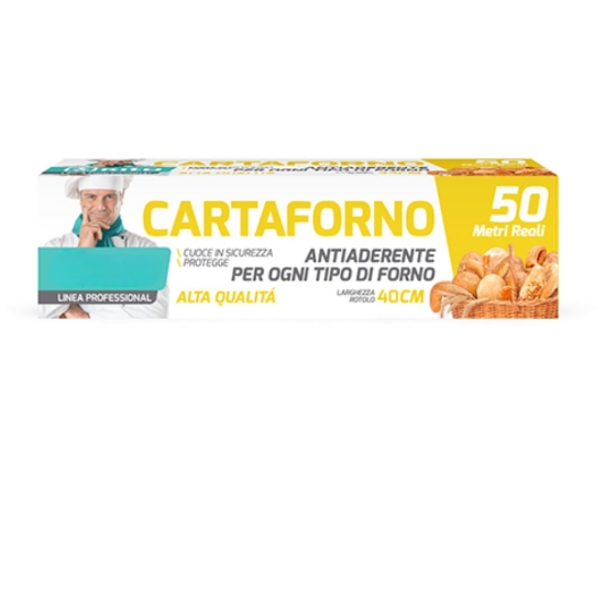 Immagine di CARTA FORNO IN ASTUCCIO 50mtxh40cm