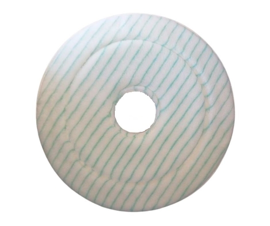 Immagine di DISCO MICROFIBRA STRISCE BLU CON FORO 432 mm (17 POLLICI)