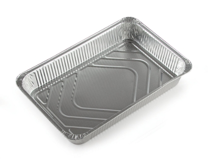 Immagine di R86G CONTENITORE ALLUMINIO BORDO A G 31,4x21,3x4,3cm 6 PORZ