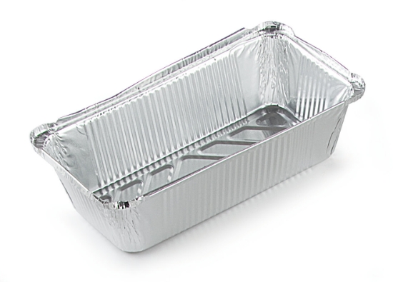 Immagine di 114 -R30 CONTENITORE ALLUMINIO BORDO A L 21,8x11,3x5,4cm 3 PORZ