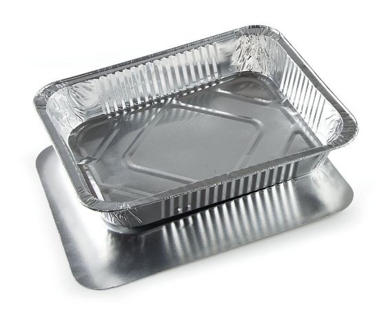 Immagine di R134G CONTENITORE ALLUMINIO BORDO A G 32,2x26,2x5cm 8 PORZ