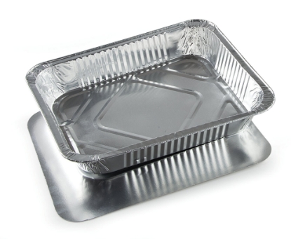 Immagine di R134G CONTENITORE ALLUMINIO BORDO A G 32,2x26,2x5cm 8 PORZ