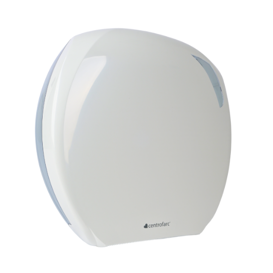 Immagine di DISPENSER BIANCO CARTA IGIENICA MAXI JUMBO