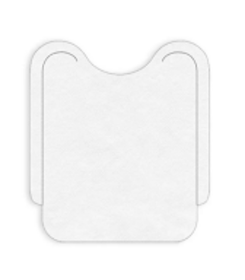 Immagine di T4247-0 BAVAGLIO AIRSPUN GRANDE BIANCO 42x47cm