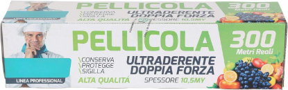 Immagine di ROTOLO PELLICOLA PVC IN ASTUCCIO 300mt