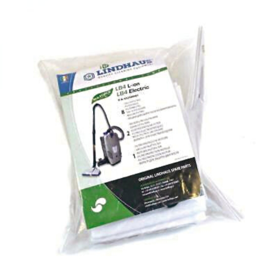 Immagine di 8 SACCHI + 2 MICROFILTRI + 1 FILTRO PROT. MOTORE LB4 MICROFIBER   -  NCB045