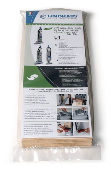 Immagine di SACCHETTO FILTRO CARTA MOD. L4 PER CH-PRO / HEPA PRO 032620019