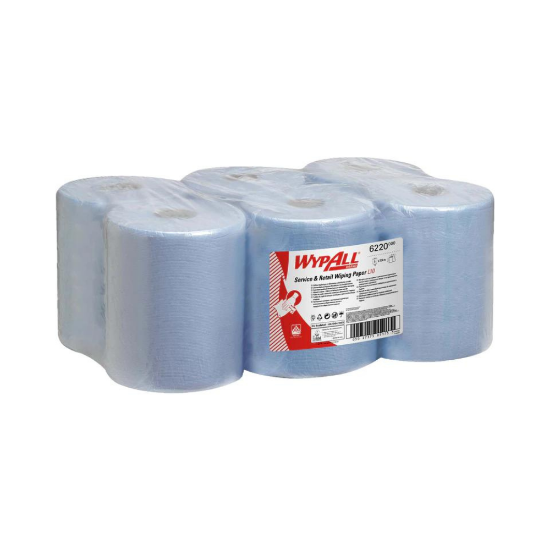 Immagine di 6220 PANNO IN CARTA WYPALL AZZURRO 1 VELO ECOLABEL