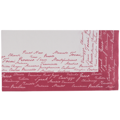 Immagine di STRISCIA YOU&ME PIEGATA CARTA A SECCO BORDEAUX 120x48cm