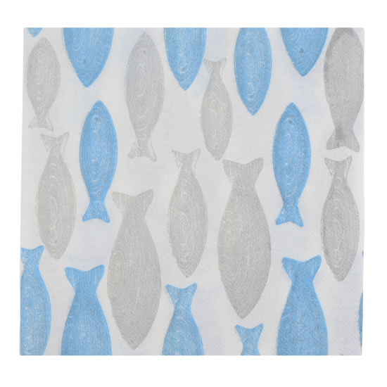 Immagine di TOVAGLIOLI PLUS MEDITERRANEO AZZURRI 40x40cm