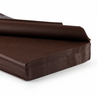 Immagine di TOVAGLIA TNT MARRONE mt.1,2x1,2 