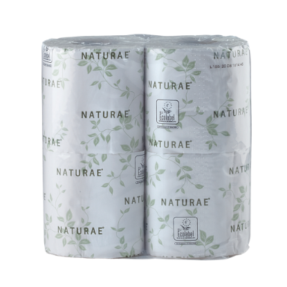 Immagine di CARTA IGIENICA NATURAE FASCETTATA PURA CELLULOSA  2 VELI ECOLABEL