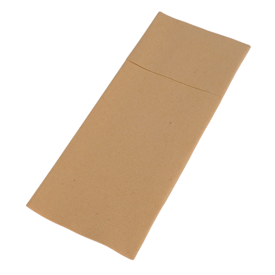 Immagine di TOVAGLIOLO POCKET CARTA A SECCO/AIRLAID NATURAL 40x32cm