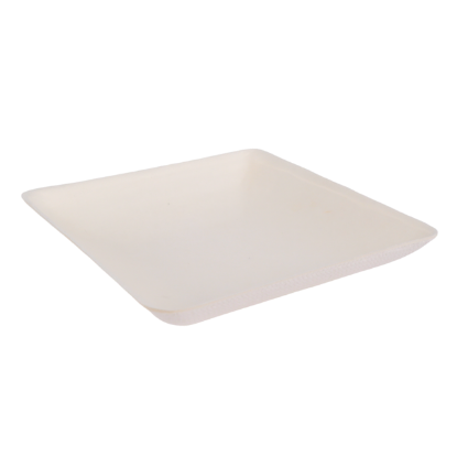 Immagine di PIATTO VASSOIETTO FINGER FOOD QUADRATO BIO 6,5x6,5xh0,5cm