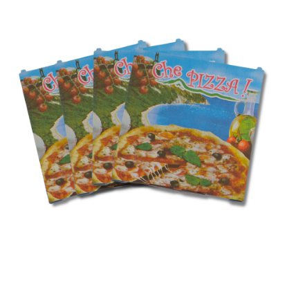 Immagine di SCATOLA PIZZA 32,5x32,5x3cm 4 confezioni 100 pezzi