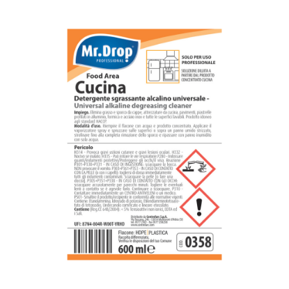 Immagine di ETICHETTA PER SISTEMA DI DILUIZIONE PER CUCINA MR. DROP