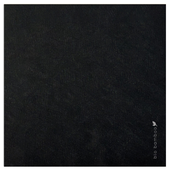 Immagine di TOVAGLIOLO BIO IN BAMBOO BLACK SUPREME/NERO 40x40cm