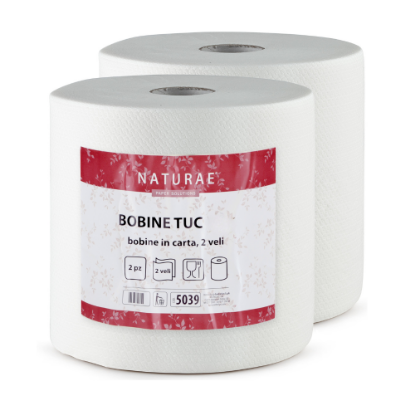 Immagine di BOBINA TUC IN CELLULOSA 2 VELI ECOLABEL